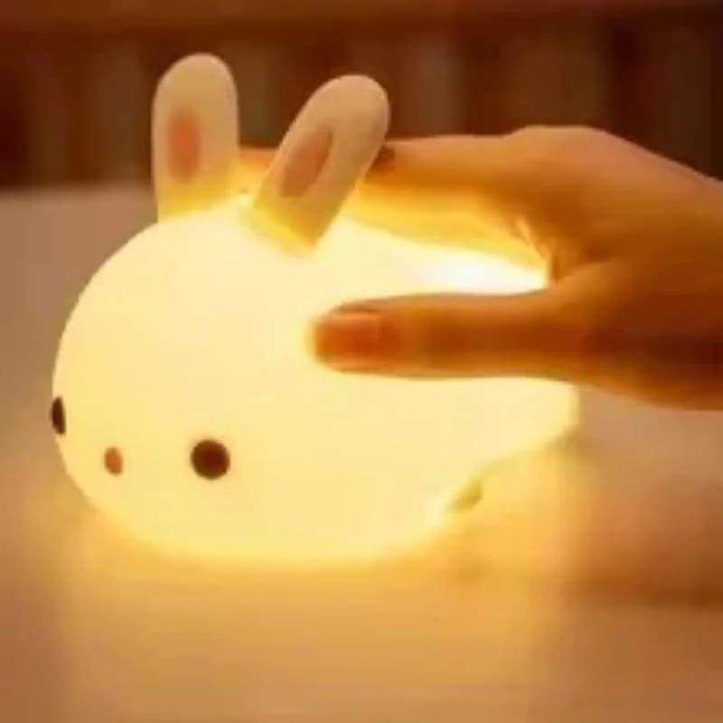充電式シリコンウサギナイトライト