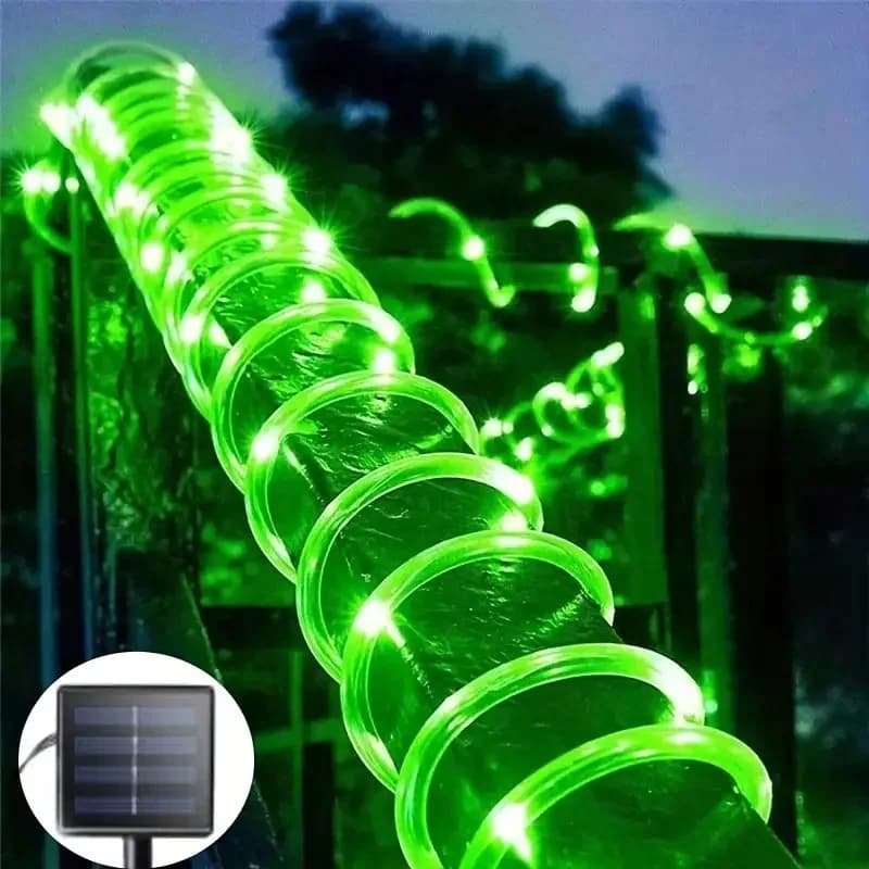 ソーラーLED ロープパスライト, 8モード