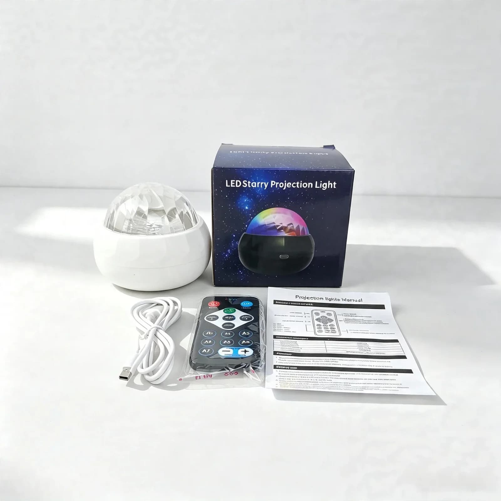 USB UFO オーロラ プロジェクター ナイトライト マルチカラー